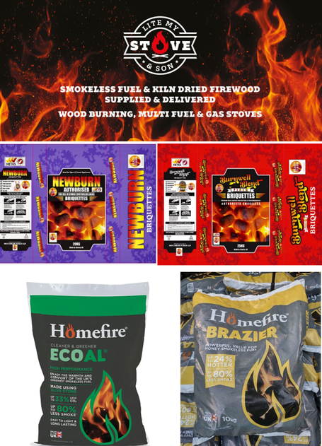 Stove and Pizza oven fuels